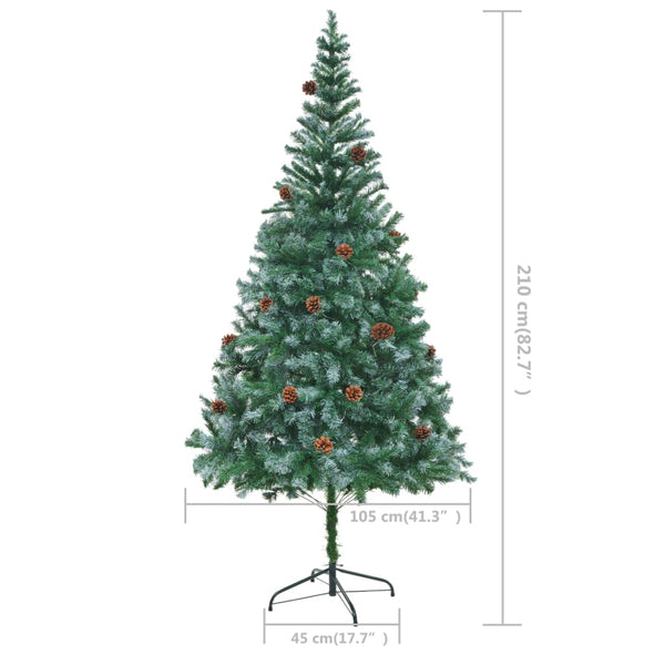 Künstlicher Weihnachtsbaum Nevruz 210cm (mit Zapfen)