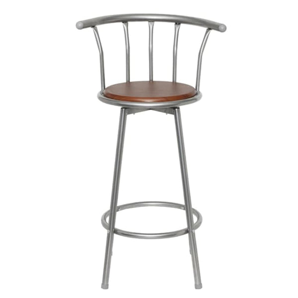 Braune Barhocker San Marino Wilma (2 Stk. Stahl)