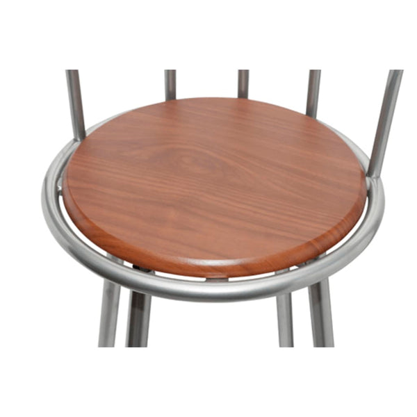 Braune Barhocker San Marino Wilma (2 Stk. Stahl)