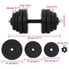1 x Hantel 15 kg