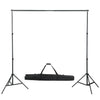 Fotohintergrundsystem 600x300 cm Schwarz