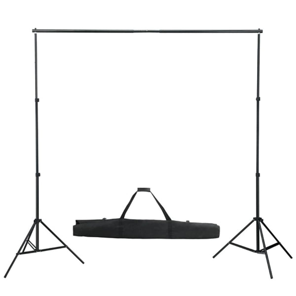 Fotohintergrundsystem 600x300 cm Schwarz
