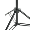 Fotohintergrundsystem 600x300 cm Schwarz