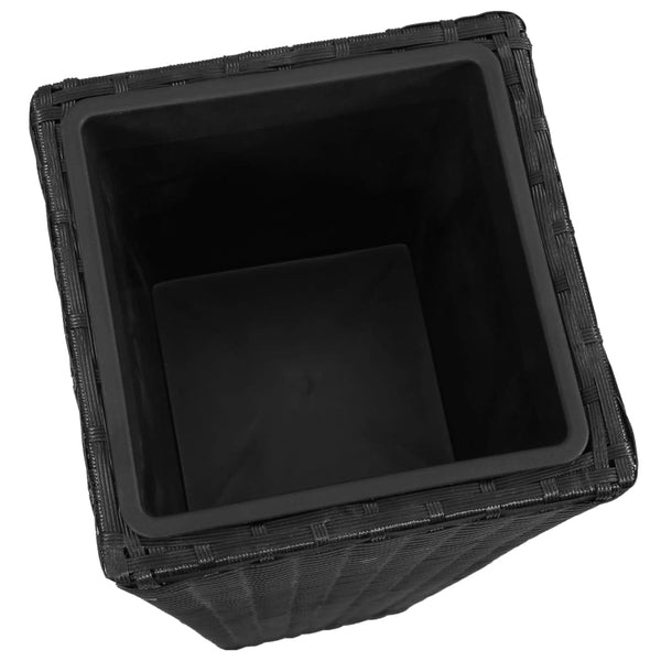 Schwarze Hochbeete von Taub (3 Stück Polyrattan)