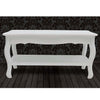 Weißer Couchtisch 2 Ebenen Petro MDF