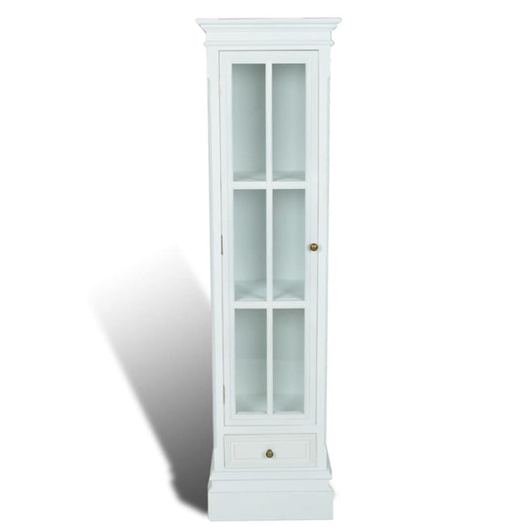 Weißes, stilvolles Bücherregal Leviu aus Holz (3 Ebenen)