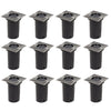 Bodeneinbauleuchten Daryle (12er-Set quadratisch)
