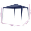 Blaues Partyzelt Grina 3x3 m