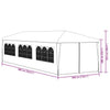 Blaues Partyzelt Dam 3x9 m