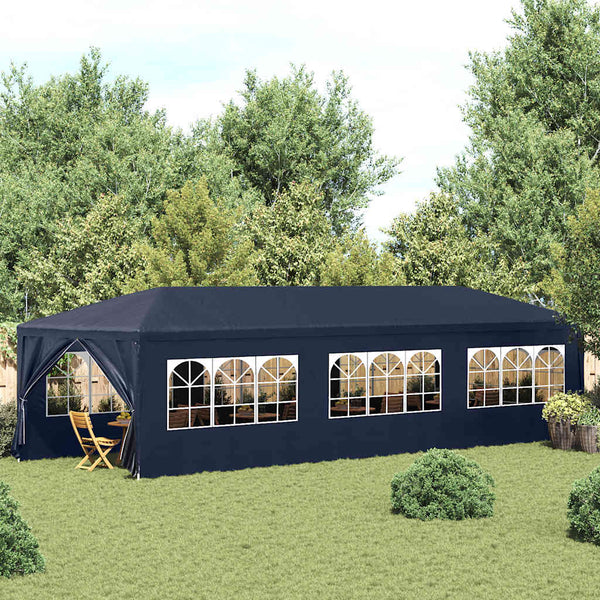 Blaues Partyzelt Dam 3x9 m