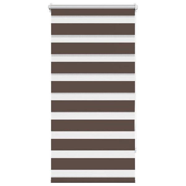 Kaffee-braunes Zebra Rollo Seusen 60x120cm