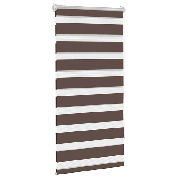 Kaffee-braunes Zebra Rollo Seusen 60x120cm