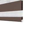 Kaffee-braunes Zebra Rollo Seusen 60x120cm