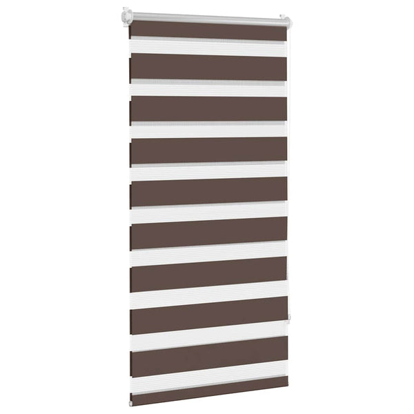 Kaffeebraunes Zebra-Rollo Seusen 80x150cm