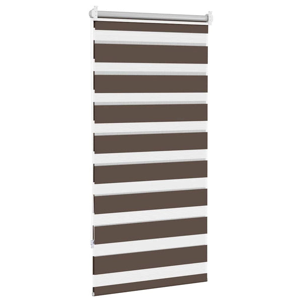 Kaffeebraunes Zebra-Rollo Seusen 80x150cm
