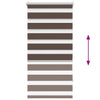 Kaffeebraunes Zebra-Rollo Seusen 80x150cm