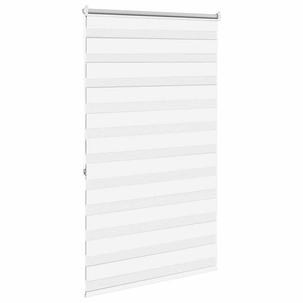 Weißes Zebra-Rollo Seusen 100x175cm