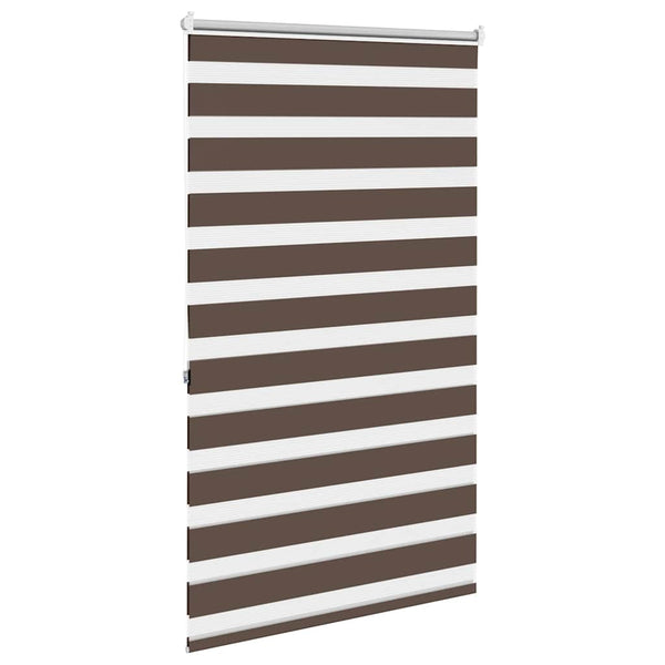 Kaffeebrauner Zebra-Rollo Seusen 100x175cm