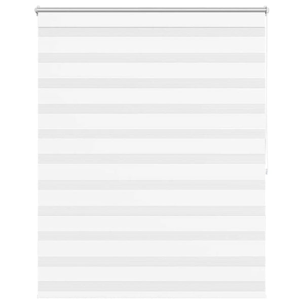 Weißes Zebra-Rollo Seusen 120x175cm
