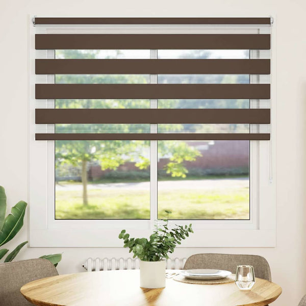 Kaffeebrauner Zebra-Rollo Seusen 120x175cm