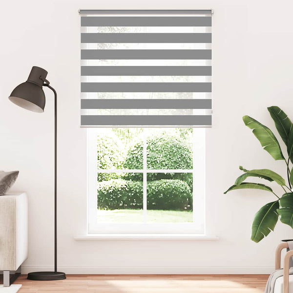 Graues Zebra-Rollo Seusen 120x230cm