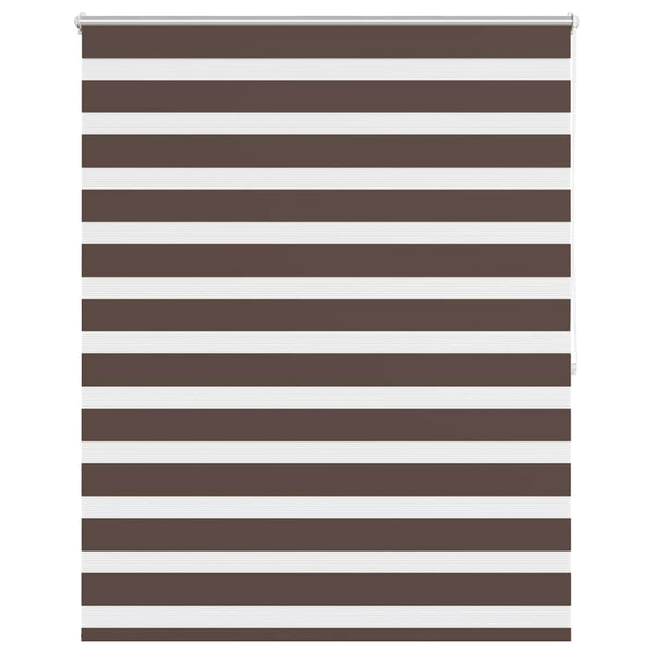 Kaffeebraunes Zebra-Rollo Seusen 140x175cm