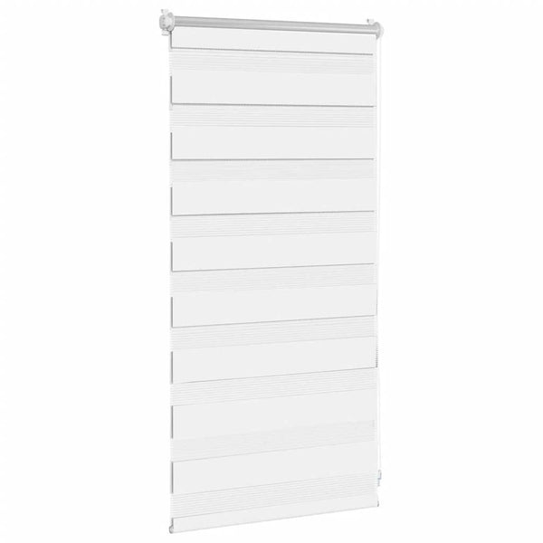 Weißes Zebra-Rollo Seusen 40x100cm