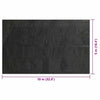 Schwarze rechteckige Poolabdeckung Jamila 10x5 m (Abdeckung)