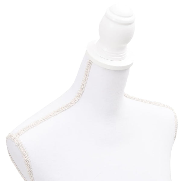 Valkoinen mallinukke naisen torso Nazmi