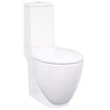 Weißes Keramik-WC runder Wasserfluss Holicov