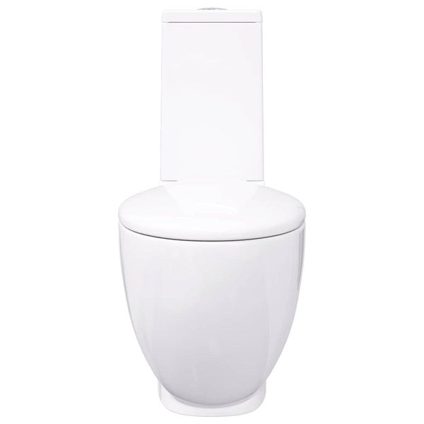 Weißes Keramik-WC runder Wasserfluss Holicov