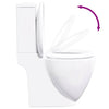Weißes Keramik-WC runder Wasserfluss Holicov