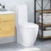 Weißes Keramik-WC runder Wasserfluss Holicov