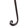 Antiikinruskea puutarhapenkki Contele 128cm (teräs)
