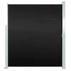 Schwarze Seitenmarkise für die Terrasse SNR 160x300cm