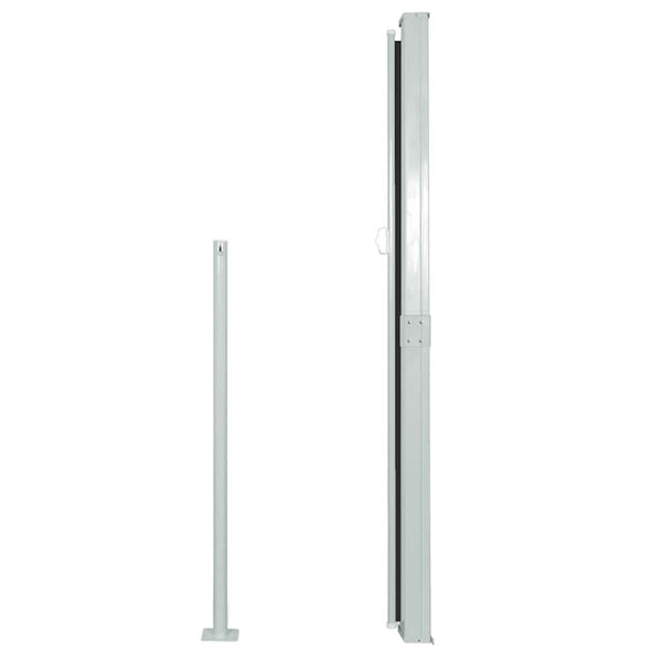 Schwarze Seitenmarkise für die Terrasse SNR 160x300cm