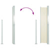 Seitenmarkise für Terrasse creme Snr 160x300cm