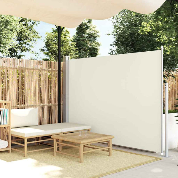 Seitenmarkise für Terrasse creme Snr 160x300cm