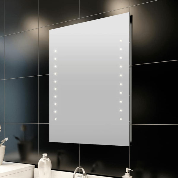 Badezimmerspiegel mit LED-Beleuchtung Latrice 60x80cm