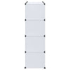 Weißer Modulschrank Cervacovici 37x115x150cm (9 Fächer)