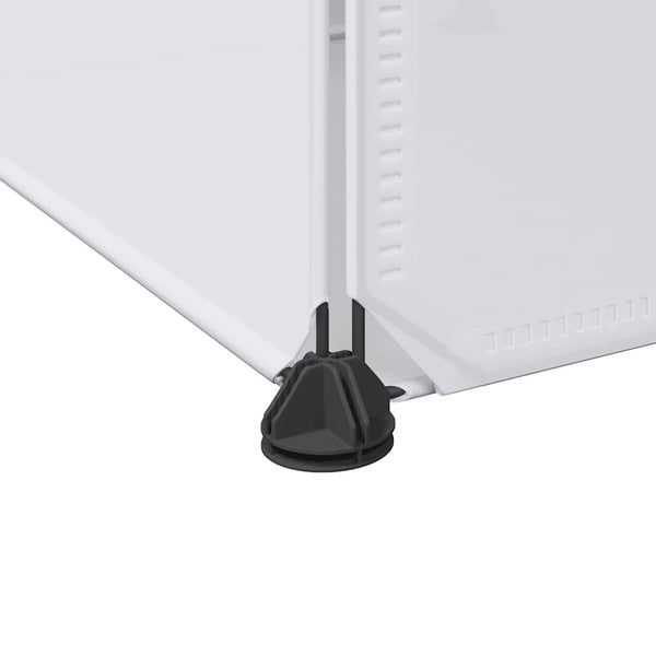 Weißer Modulschrank Cervacovici 37x115x150cm (9 Fächer)
