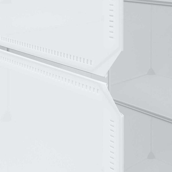 Weißer Modulschrank Cervacovici 37x115x150cm (9 Fächer)