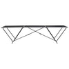 Klappbarer Tapeziertisch Victoire 300x60x78cm (MDF und Aluminium)