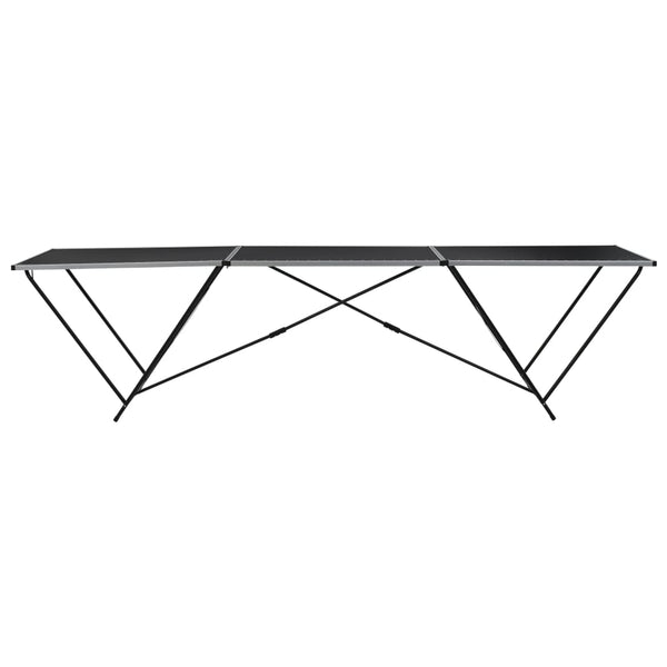 Klappbarer Tapeziertisch Victoire 300x60x78cm (MDF und Aluminium)