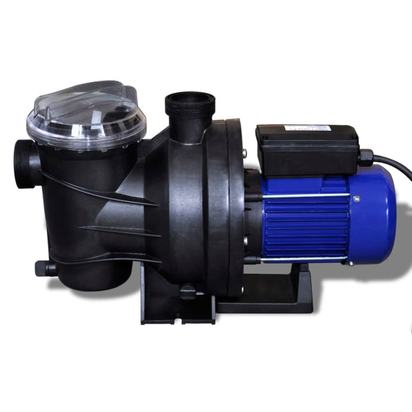 Blaue Poolpumpe Vologhita 1200W