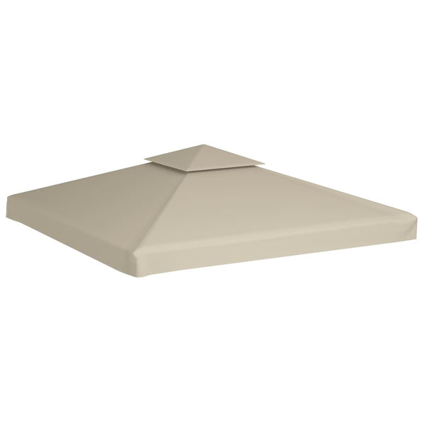 Beiges Pavillondach Cicu 3x3 m (310 g/m²)