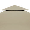 Beiges Pavillondach Cicu 3x3 m (310 g/m²)