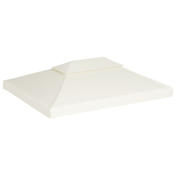 Kermanvalkoinen huvimajan vaihtokatto Cicu 3x4 m (310 g/m²)
