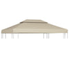 Beige Pavillon-Ersatzdach Cicu 3x4 m (310 g/m²)