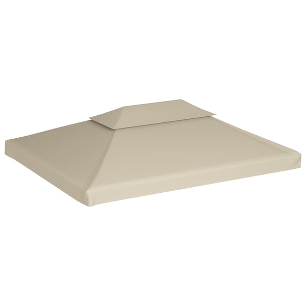Beige Pavillon-Ersatzdach Cicu 3x4 m (310 g/m²)